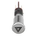 12V 24V SUPERIOR 8mm Car Symbol LED Dash Panel Warning Pilot Light Bulb Indicator Lamp (Hazard Light) - Hazard light. 