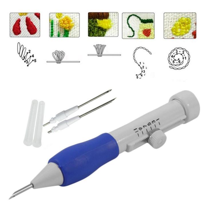 Magic Diy Best-selling Embroidery Pen Set Knitting Sewing Tool Kit ...