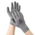 New Grey Hot Sell Safety Nylon Latex Glove Builders Protective Rubber Coated Garden Work -. 