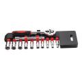 13pcs 1/4'' New 4-24mm Drive Socket Ratchet Wrench Extension Rod Set - 1 / 4 Xiaofei. 