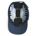 Outdoor Work HOT SELL New Hard Hats Impact-resistant Vented Safety Helmet Bump Protective Cap - Dark blue. 