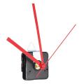 2 Type Quartz Silent Clock Movement Mechanism Module Kit Hour Minute Second Hand - Red (red). 
