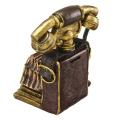 Vintage Telephone New Model Statue Antique Shabby Old Phone Figurine Home Decor-Antique White. 