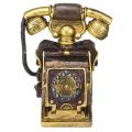 Vintage Telephone New Model Statue Antique Shabby Old Phone Figurine Home Decor-Antique White. 