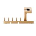 Bamboo Charging Dock Station Charger Holder Stand for Apple Watch iPhone iPads -. 