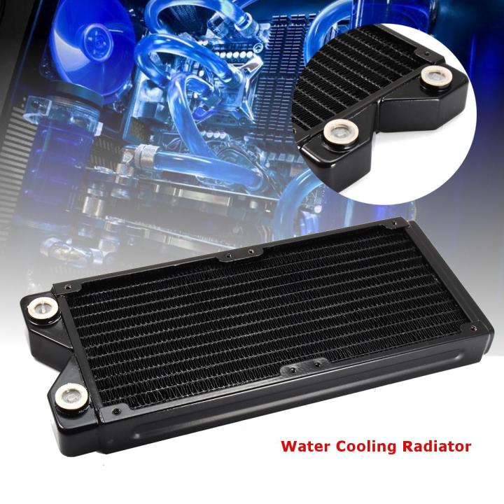 G1/4 240mm 12 dynamic Pipes Copper Water Cooling Radiator Computer CPU ...
