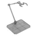 SHF Figma Action Figure Base Stand Holder Fit For Bandai HG RG SD Gundam Model - Transparent black. 