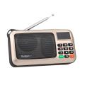 Rolton W405 FM Digital Radio Portable USB Wired Computer Speaker HiFi Stereo Rece-iver W/ Flashlight Display Support TF Music Play.
