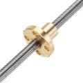 Machifit T6 Lead Screw 300mm Length 6mm Thread 1mm Pitch Lead Screw with Copper Nut -. 