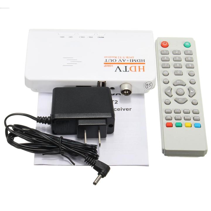 HD 1080P HOT SELL New Digital HDMI DVB-T2 Set-top Tuner Satellite Receiver Box Universal Serial Bus/VGA TV US - US