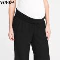 VONDA Maternity Pants Full Length Comfortably Breathable.