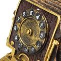 Vintage Telephone New Model Statue Antique Shabby Old Phone Figurine Home Decor-Antique White. 