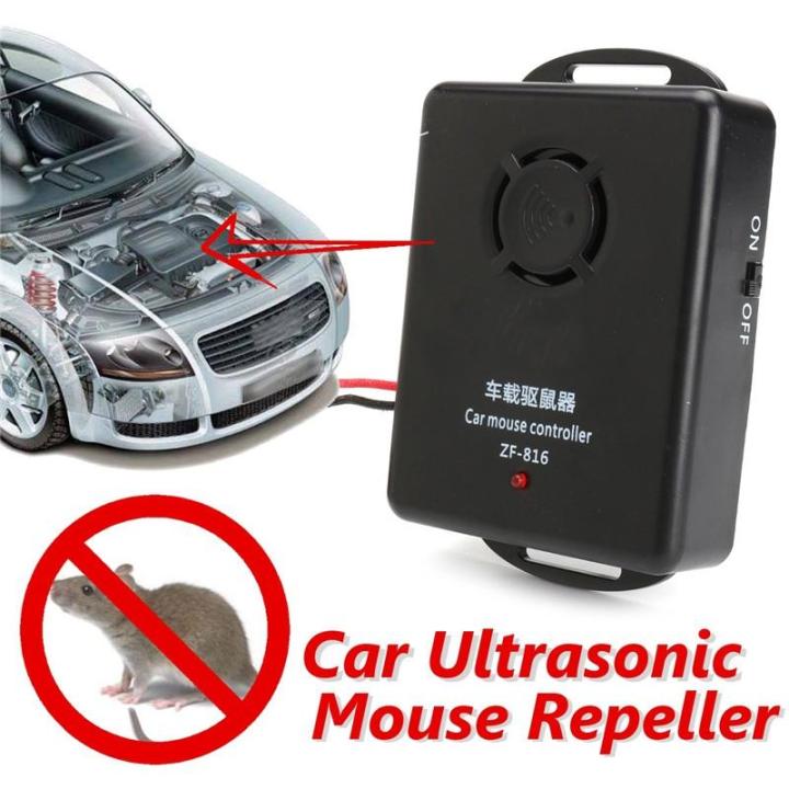 12V Car Truck Engine Ultrasonic Pest Mouse Rat Rodent Control Repeller ...