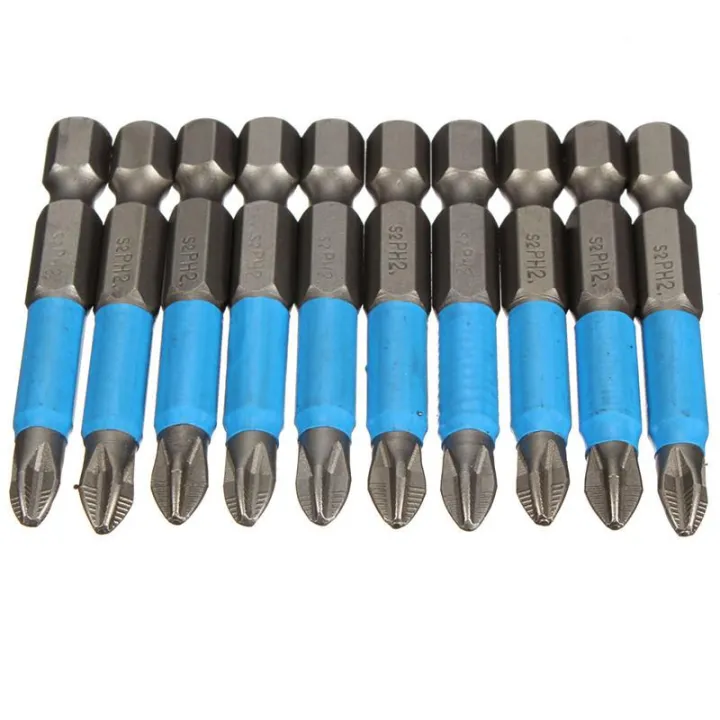 10pcs%2050mm%20New%20Magnetic%20Philips%20Ph2%20Head%20Screw%20Driver%20Bit%20Anti%20Slip%20Electric%20Screwdriver%20Bits%20Hex%20Shank%20Single%20Side%20Head%20Driver%20Bit%20-%20-%20Image%202
