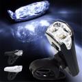 Universal Serial HOT SELL New Bus Rechargeable LED MTB Bike Bicycle Cycle Head Front Light Rear Tail Lamp - black. 