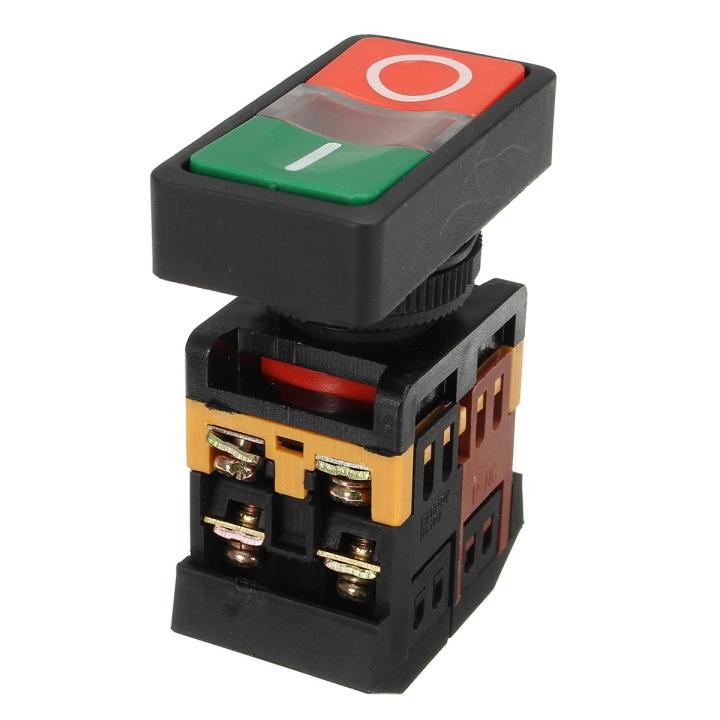 On/Off%20Start%20Stop%20Momentary%20Push%20Button%20Pushbutton%20Switch%20AC%20600V%2010A%20Green+Red%20-%20Image%203