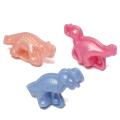 6 Pcs Best-selling Colorful Plastic Dinosaur Dough Plasticine Mold Kids Play Toy Craft Tool -. 