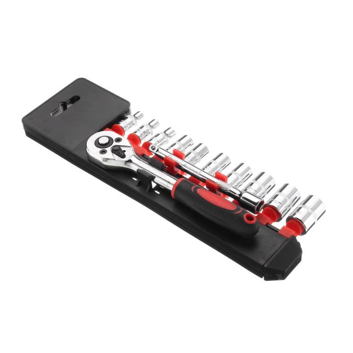 13pcs%201/4''%20New%204-24mm%20Drive%20Socket%20Ratchet%20Wrench%20Extension%20Rod%20Set%20-%201%20/%204%20Xiaofei%20-%20Image%202