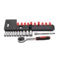 13pcs 1/4'' New 4-24mm Drive Socket Ratchet Wrench Extension Rod Set - 1 / 4 Xiaofei. 
