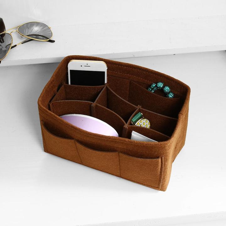 22x11x13%20cm%20Handbag%20Organizer/Insert/Shaper/Liner%20Brown%20-%20Brown%20(brown)%20-%20Image%206