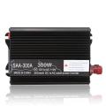 Solar Power Inverter 300W 12V  To 110V AC Modified Sine Wave Converter Black - Black (black). 