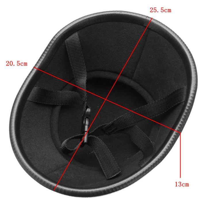 Motorcycle%20Helmet%20,motorbike%20Capacete%20,German%20Motorcycle%20Half%20Helmet%20black%20for%20Harley%20team%20-%20Gloss%20black%20-%20Image%203