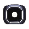 Camera Glass Lens Cover + Frame Holder For Samsung Galaxy S6 G9200 - Darkblue. 