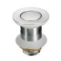 Chrome Sink New Basin Tap Push Button Pop Up Waste Plug Slotted Modern Click Clack -. 