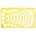 Circle Radius Semicircle Drawing Template KT Soft Plastic Ruler Jewelry Building Design Drawing Board -. 