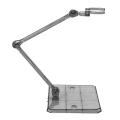 SHF Figma Action Figure Base Stand Holder Fit For Bandai HG RG SD Gundam Model - Transparent black. 