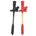 1 Pair HOT SELL Quick Piercing Test Needle Clips Multimeter Probe Spring Load 4mm Socket -. 