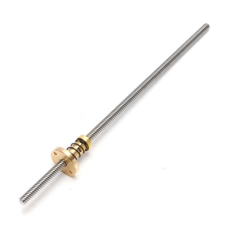 T8 8mm Lead Tools DIY Screw Anti-Backlash Nut CNC Trapezoidal Threaded ...