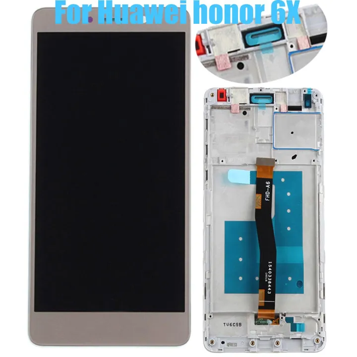 For%20Huawei%20HOT%20SELL%20New%20honor%206X%20LCD%20Display%20Touch%20Screen%20Digitizer%20Replaced%20with%20Frame%20#66%20Gold%20-%20Gold%20(gold)%20-%20Image%205