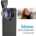 Apexel APL-65MM New 3X 65mm HD SLR Telescope Portrait Bokeh Lens for Mobile Phone Tablet Photography -. 