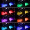 2 in 1 RGB LED Car Atmosphere Interior Light Kit G4  Phone APP Control - 2in1. 