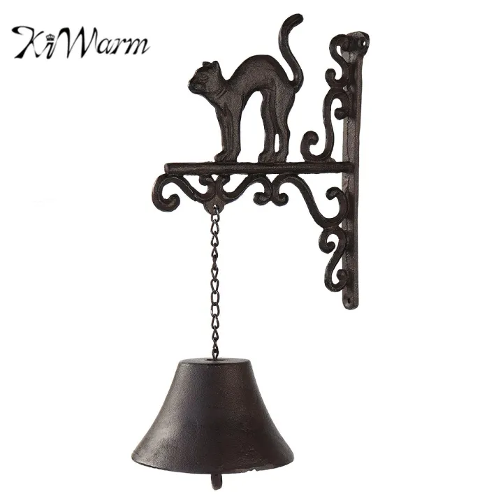 6.8''x2.8''x8.7''%20Iron%20New%20Door%20Bell%20Cat%20Outdoor%20Gates%20Restaurent%20Cafe%20Bar%20Wall%20-%20-%20Image%202