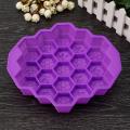 19 Cell Honey Comb Bees Soap Mould Beeswax Ice Jelly Chocolate Cake Pan -. 