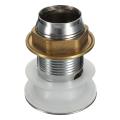 Chrome Sink New Basin Tap Push Button Pop Up Waste Plug Slotted Modern Click Clack -. 