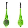 BZY Tea Infuser Built-In Plunger Healthy Intense Flavor Reusable Tea Bag Plastic Tea&Coffee Strainer. 