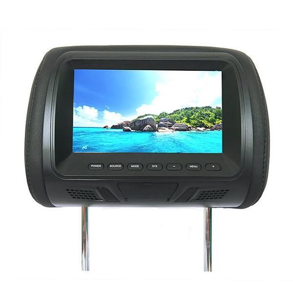 M-7667 7 Inch dynamic Car Head Rest Monitor HD LCD Color Monitor ...