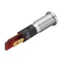 12V 24V SUPERIOR 8mm Car Symbol LED Dash Panel Warning Pilot Light Bulb Indicator Lamp (Hazard Light) - Hazard light. 
