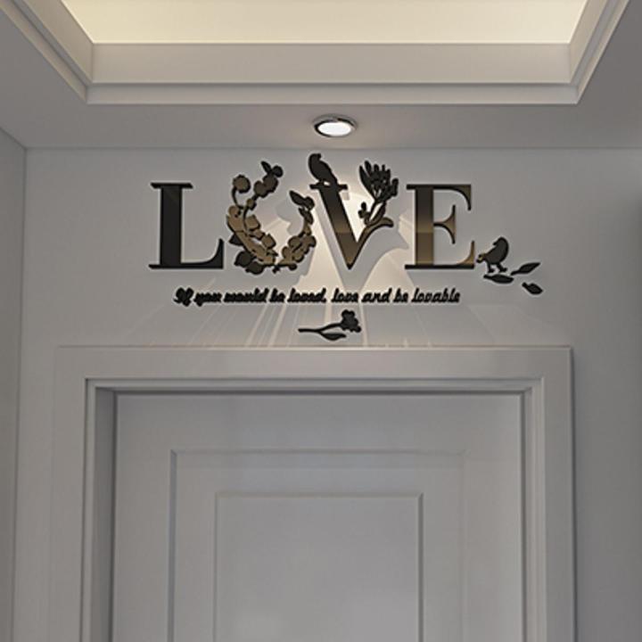 NEW%20Flower%20HOT%20SELL%20New%20Removable%203D%20Mirror%20Quote%20Wall%20Sticker%20Decal%20Mural%20Home%20Room%20Decor%20-%20black%20-%20Image%206