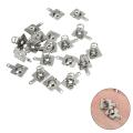 10 Pairs Silver Metal Battery Spring Plate Set for AA AAA Batteries 14.5mm*9mm -. 