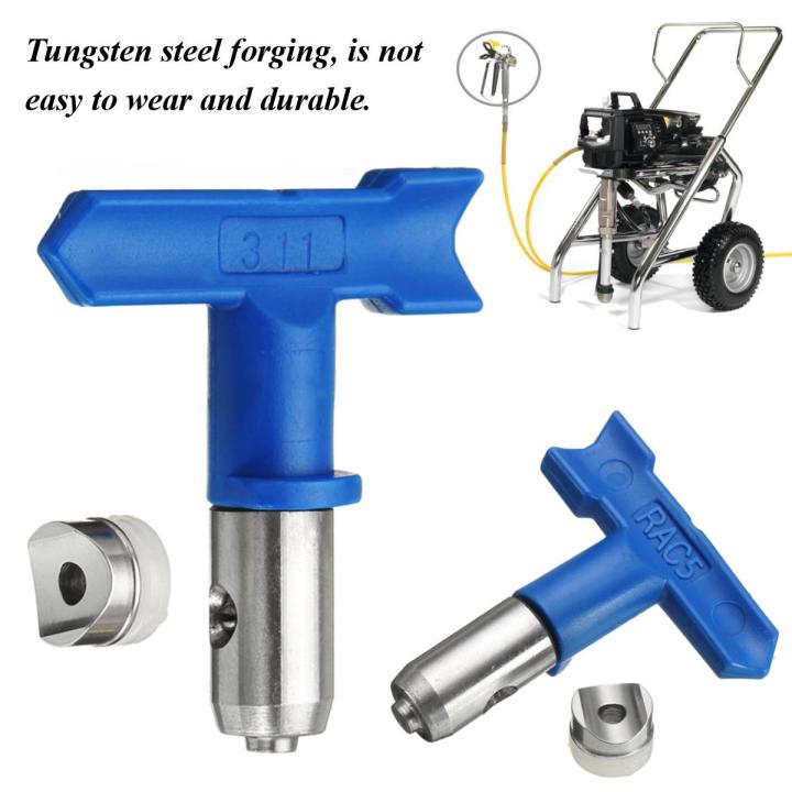 Blue Airless Spray affordable G uns Tips For Graco/Titan/Wagner Paint Sprayer Nozzle RAC [311] - three hundred and eleven