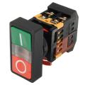 On/Off Start Stop Momentary Push Button Pushbutton Switch AC 600V 10A Green+Red. 