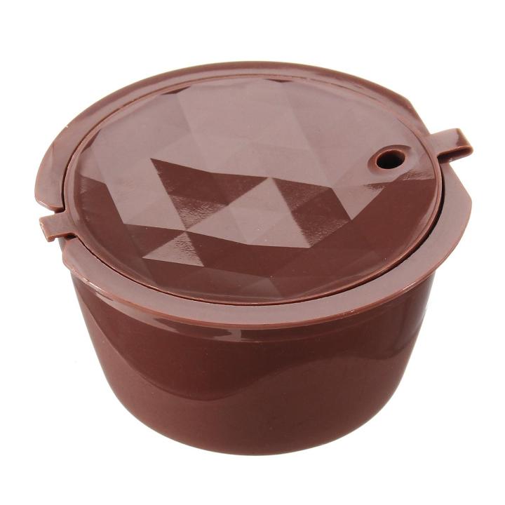 Diamond Cut Reusable Refillable Capsules for Dolce Gusto Brewers Reuse Refill Cup[Coffee] - Coffee