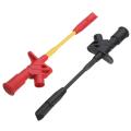 1 Pair HOT SELL Quick Piercing Test Needle Clips Multimeter Probe Spring Load 4mm Socket -. 