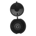 Diamond Cut Reusable Refillable Capsules for Dolce Gusto Brewers Reuse Refill Cup[Black] - Black. 