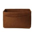 22x11x13 cm Handbag Organizer/Insert/Shaper/Liner Brown - Brown (brown). 