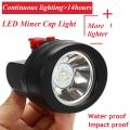 1W 3500Lx New Miner Torch Cordless Light Mining Cap Lamp LED Head Hunt Safe 18001017 -. 